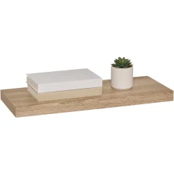 5five Étagère murale 60cm, Effet bois naturel