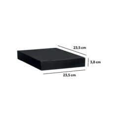 5five Étagère murale 23,5cm, Noir