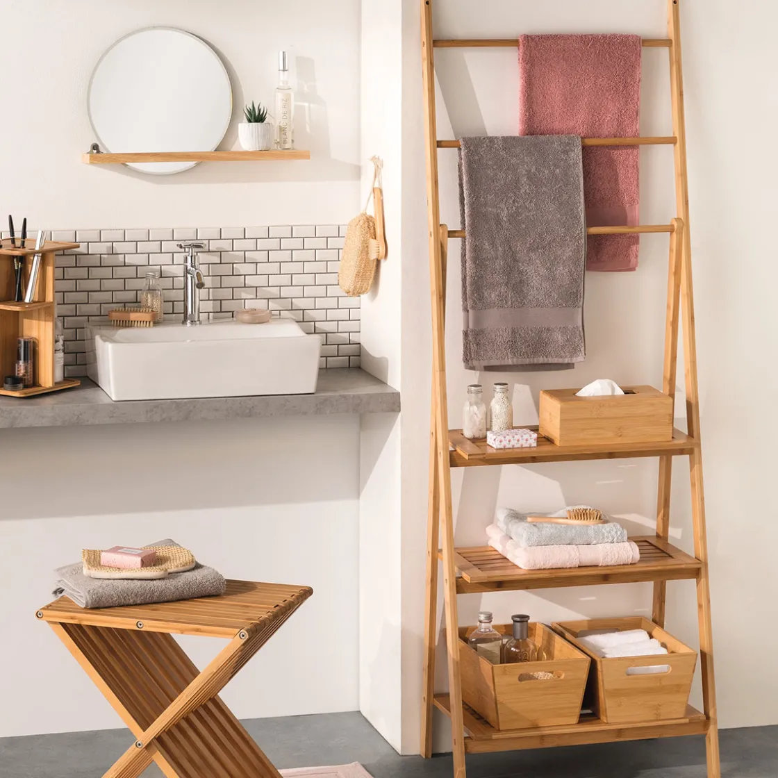 5five Étagère porte-serviettes 3 niveaux