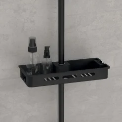 5five Étagère pour colonne de douche, Noir