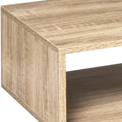 5five Étagère rectangulaire bas, Effet chêne naturel