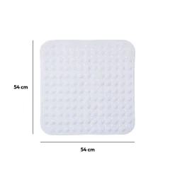 5five Tapis anti-dérapant 50x50cm, Blanc