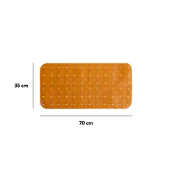 5five Tapis anti-dérapant 75x35cm, Marron malt