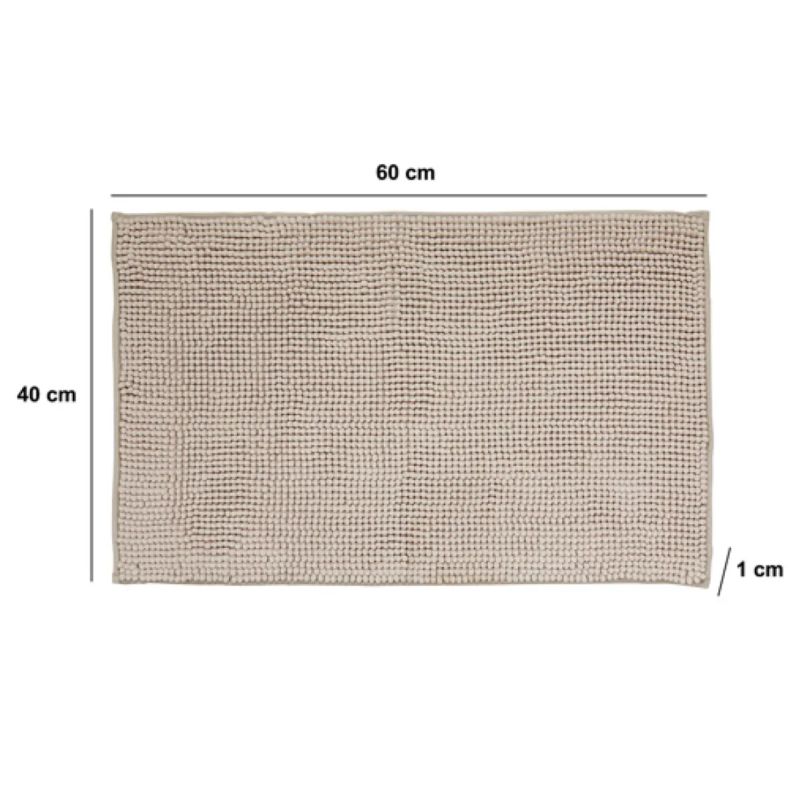 5five Tapis chenille, 60x40 cm