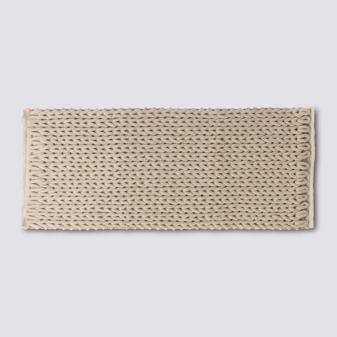 5five Tapis de bain 50x120 cm, Beige naturel