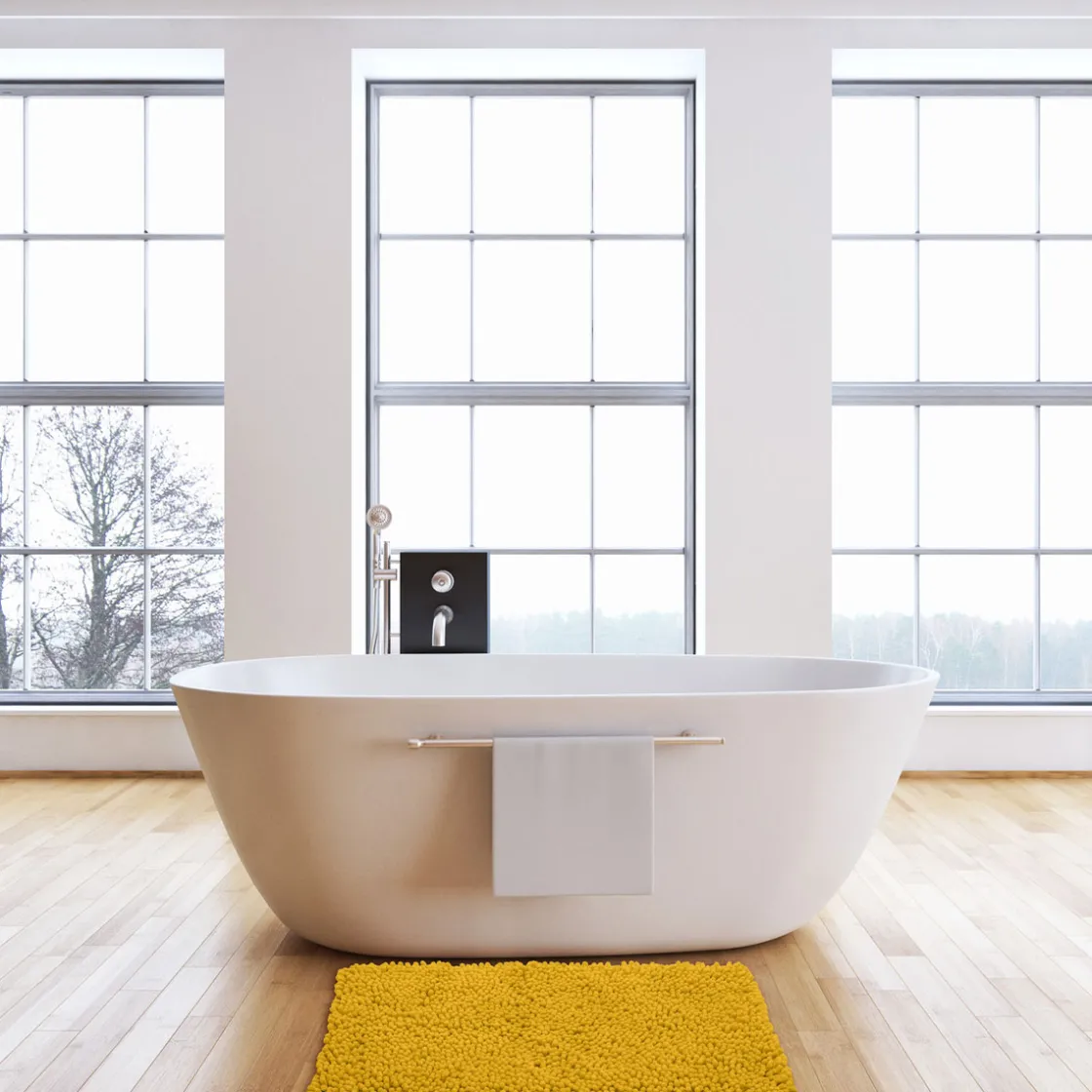 5five Tapis de bain 50x80 cm, Jaune