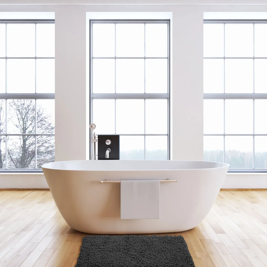 5five Tapis de bain 50x80 cm, Noir