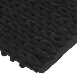 5five Tapis de bain 50x120 cm, Noir khôl