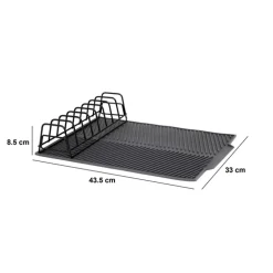 5five Tapis de vaisselle avec rack amovible, 43x33 cm