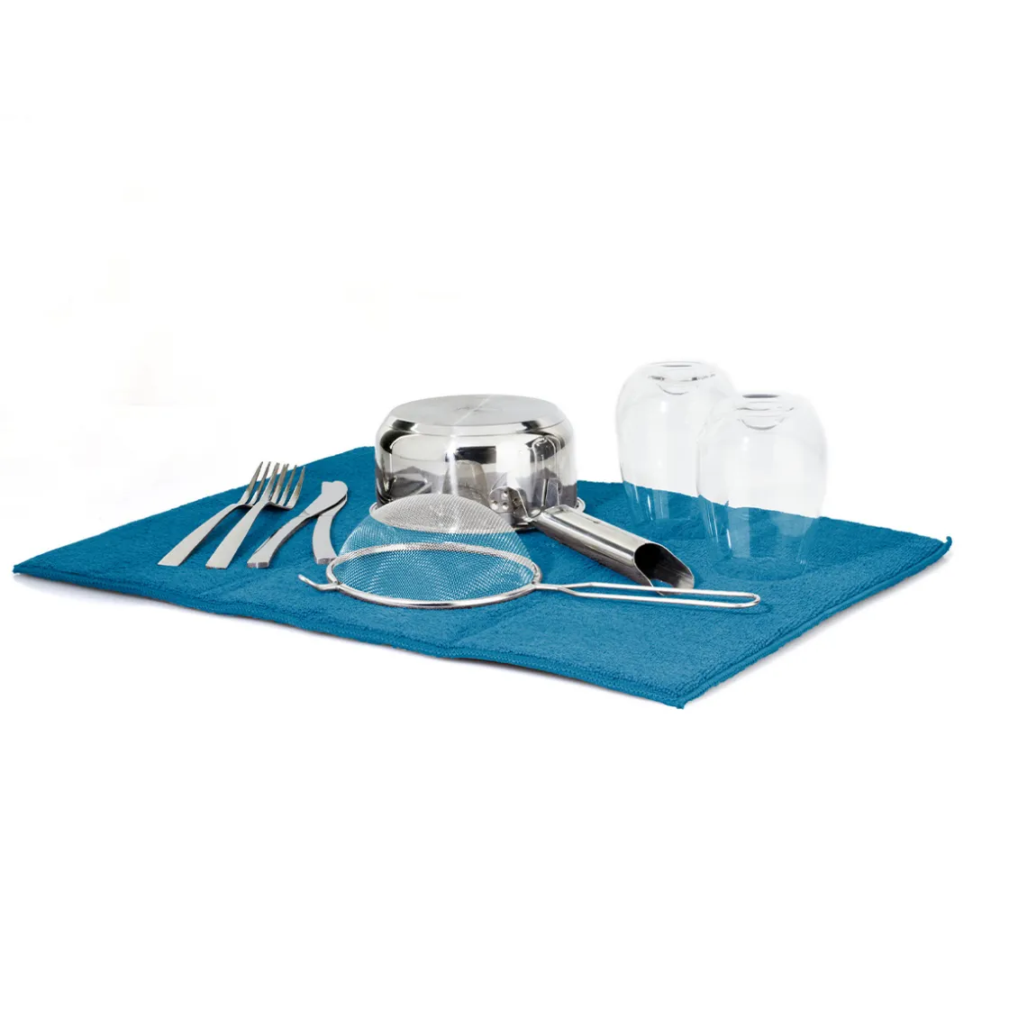 5five Tapis de vaisselle microfibre 38x50cm, Gris