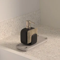 5five Tapis diatomite 28x11 cm, Gris