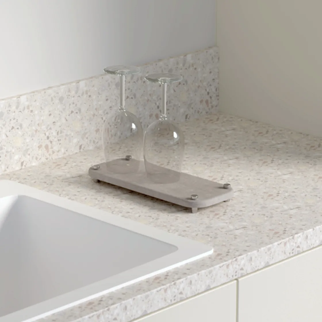 5five Tapis diatomite 28x11 cm, Gris