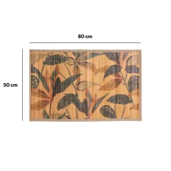 5five Tapis latte bambou 50x80 cm, Multicolore