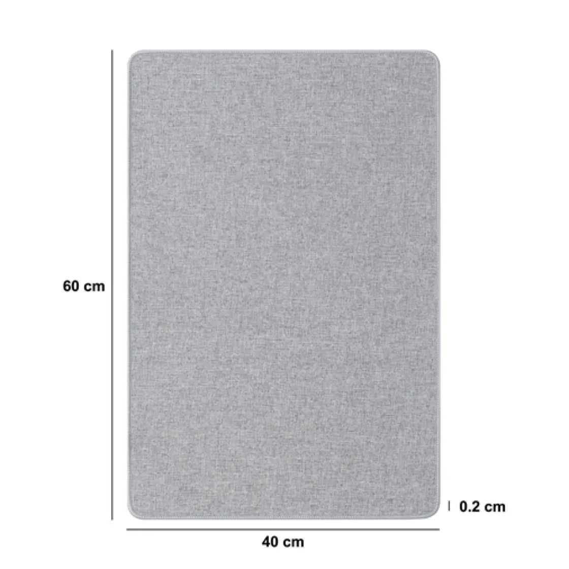 5five Tapis souple antidérapant, 60x40 cm