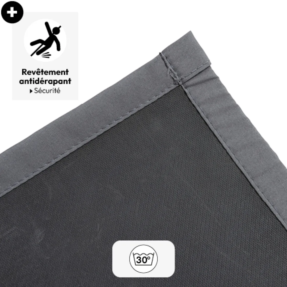 5five Tapis tissé antidérapant, 120x45 cm