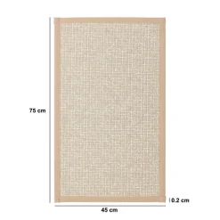 5five Tapis tissé antidérapant, 75x45 cm