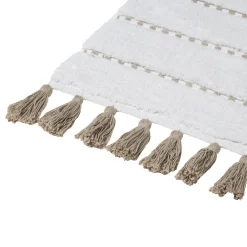 5five Tapis 50x75 cm, Blanc, Taupe