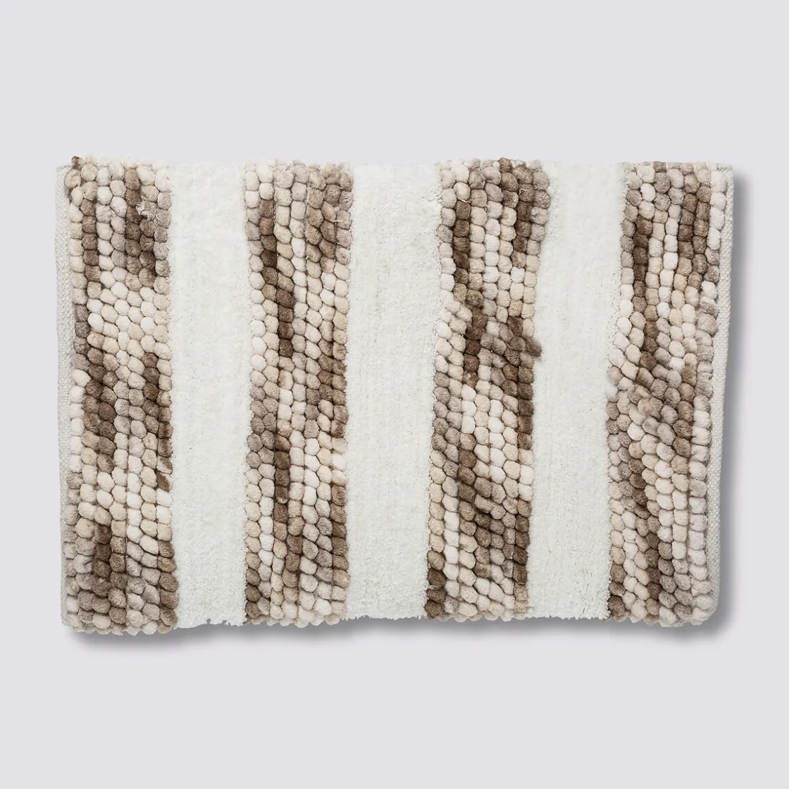 5five Tapis 50x75 cm, Blanc, Taupe