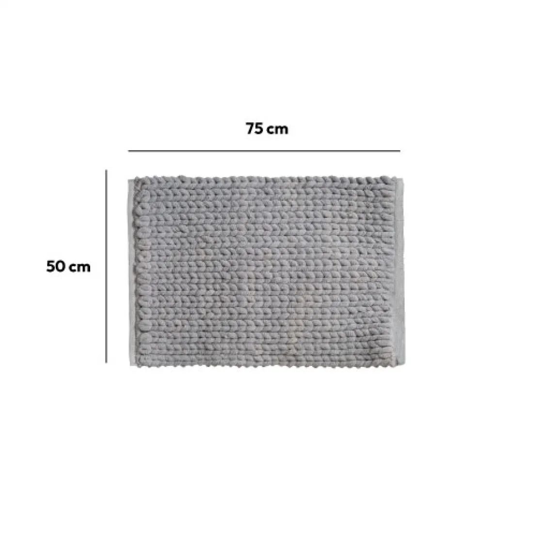 5five Tapis 50x75 cm, Gris clair