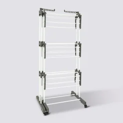 5five Étendoir à linge extensible et modulable roues 26m