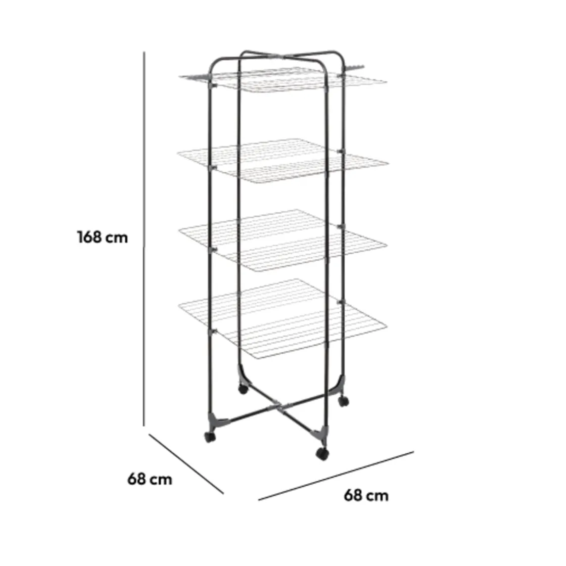 5five Étendoir à linge modulable tour 40 m