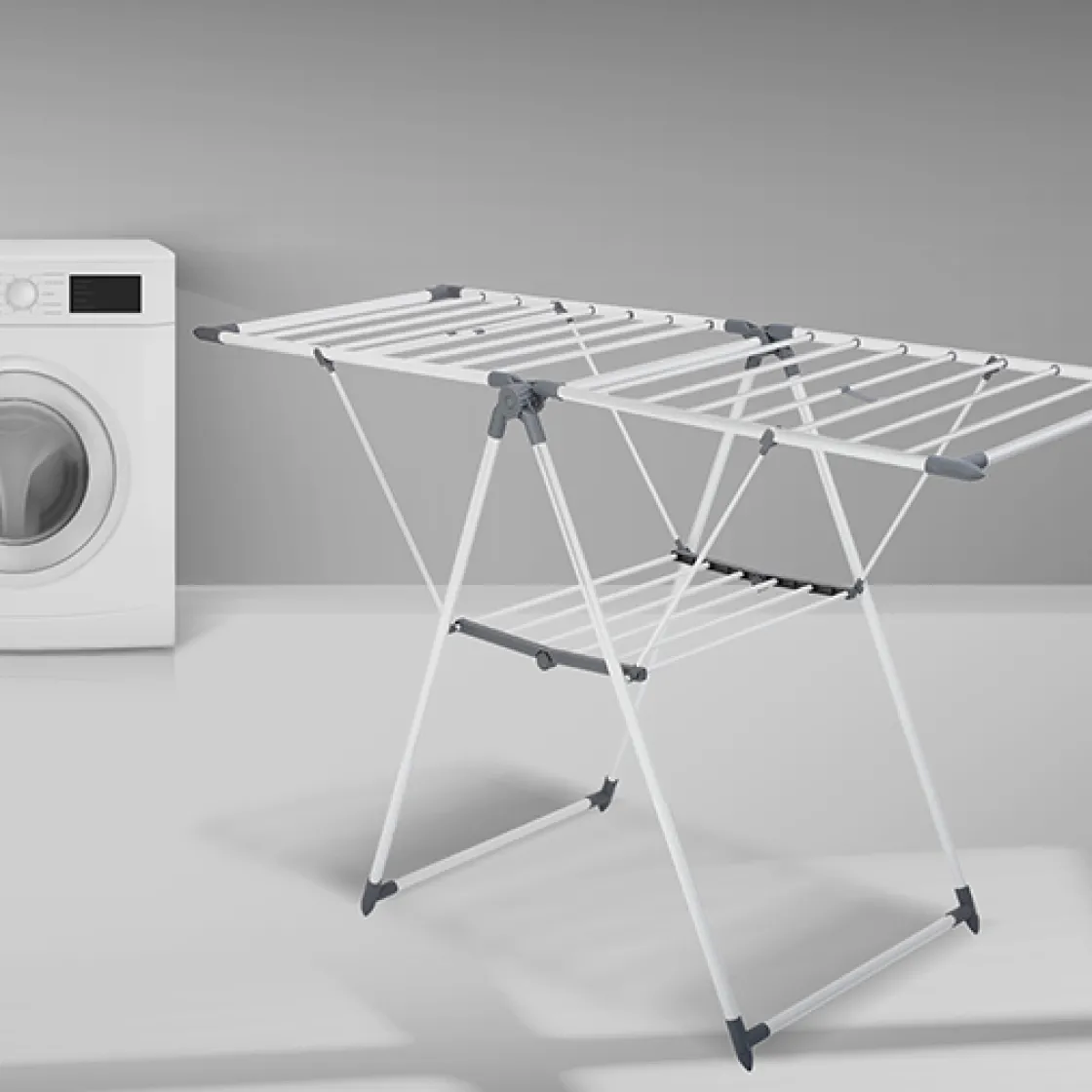 5five Étendoir à linge pliant pont 15m