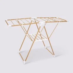 5five Étendoir à linge pliant pont 13m, Effet bois