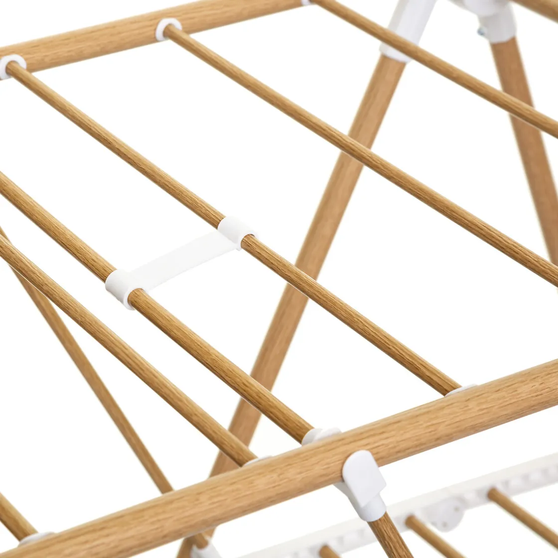 5five Étendoir à linge pliant pont 13m, Effet bois