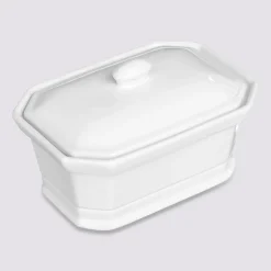 5five Terrine à foie gras céramique, Blanc