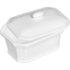 5five Terrine à foie gras céramique, Blanc