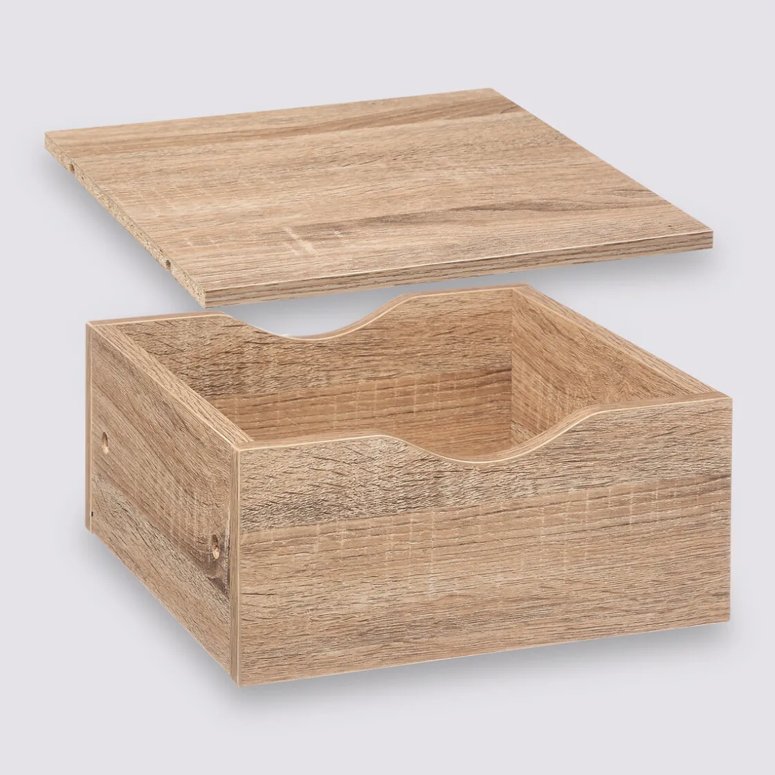 5five Tiroir et étagère 31cm, Effet chêne naturel