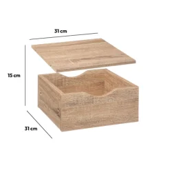 5five Tiroir et étagère 31cm, Effet chêne naturel