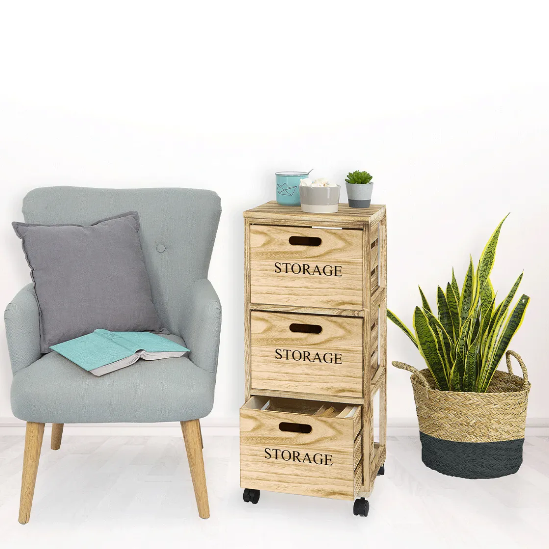 5five Tour 3 portes à roulettes enois