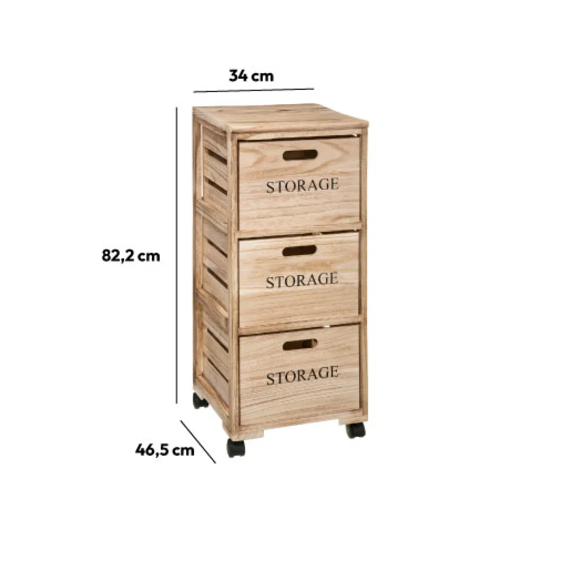 5five Tour 3 portes à roulettes enois