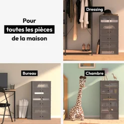 5five Tour de rangement plastique pliable