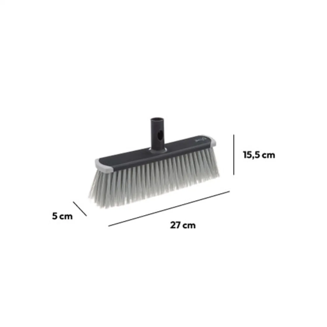 5five Tête de balai souple, Gris