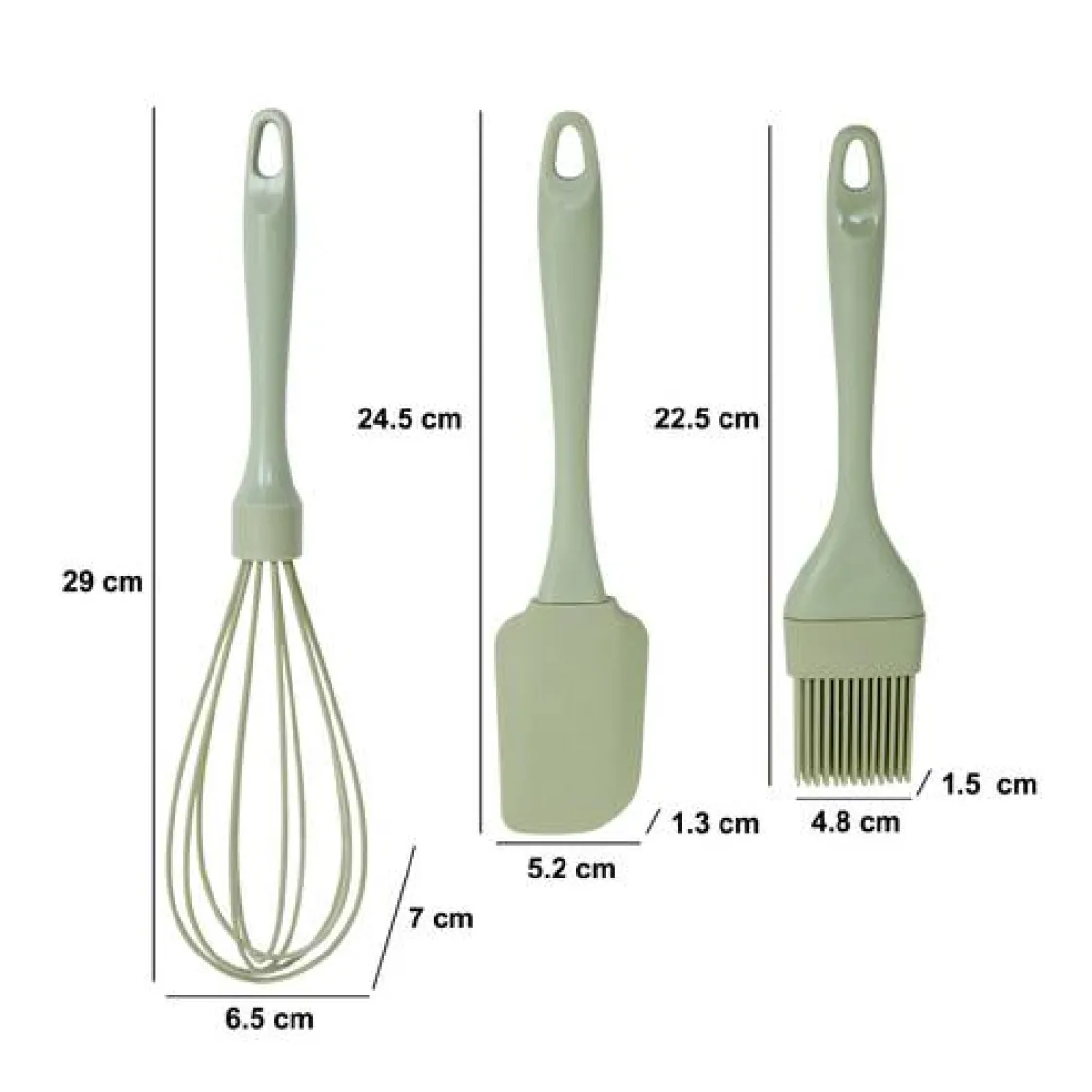 5five Ustensiles de pâtisserie, 3 pièces, Plusieurs coloris