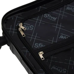 5five Valise 8 roues, 36x45 cm, Noir