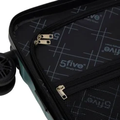 5five Valise 8 roues, 36x45 cm, Vert
