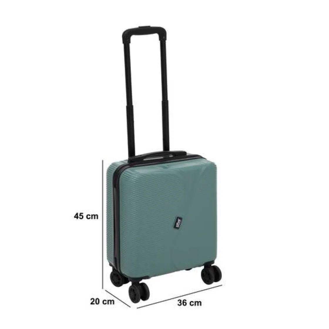 5five Valise 8 roues, 36x45 cm, Vert