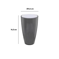 5five Verre 500ml, Gris charbon