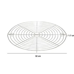 5five Volette à pâtisserie, d.32 cm, Argent
