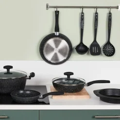 5five Wok aluminium forgé, 28 cm