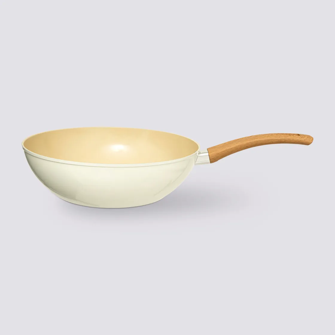 5five Wok aluminium forgé beige, 28cm