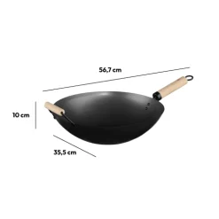 5five Wok en acier, 35 cm